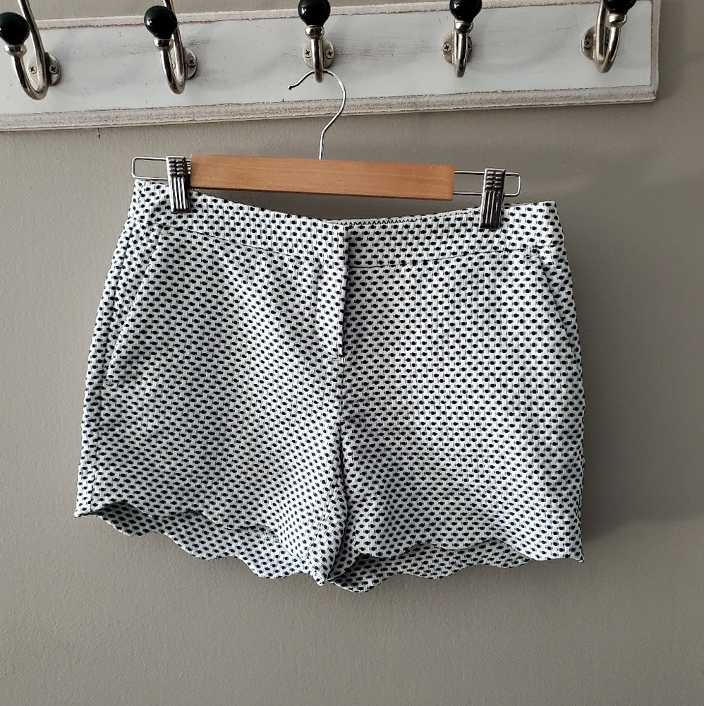 Scalloped shorts